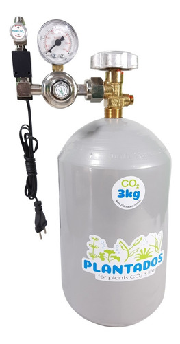 Kit Co2 C/ Cilindro De Aço 3kg E 1 Saída P/ Aquário