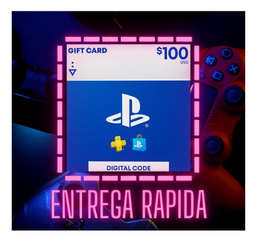 Tarjeta Psn Gift Card 100 Usd Cuenta Usa Entrega Inmediata