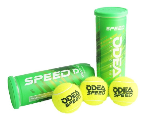 Tubo De Pelotas De Tenis X3 Odea Speed Itf