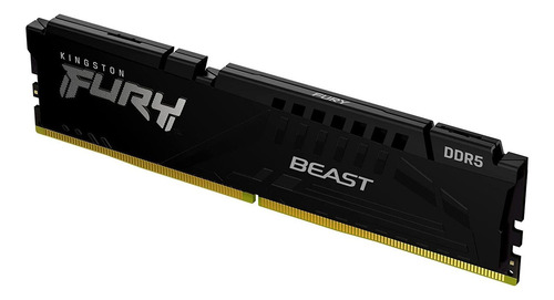 Memoria Ram Fury Beast Gamer Color Negro  32gb 1 Kingston Kf552c40bb-32