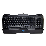 Teclado Mecanico Aula Sapphire Con Interruptores Azules-q31k