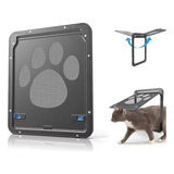 Puerta Para Mascotas Con Pantalla Magnética Grande