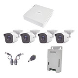 Kit Turbohd 1080 Lite, Dvr 4 Canales, 4 Cámaras Bala, Epcom 