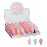 24 Lip Balm Ice Cream Hidratante Labial Luisance Kit Atacado