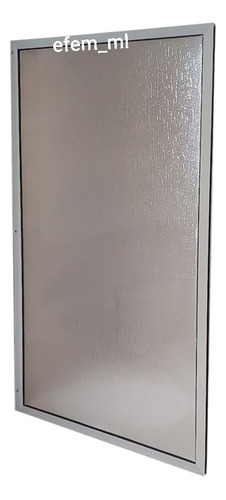 Mampara De Baño Ducha Acrílico Aluminio Corredizas 0.50 X 1