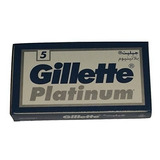 25 Gillette Platinum Double Edge Razor Blades Hecho En Rusia