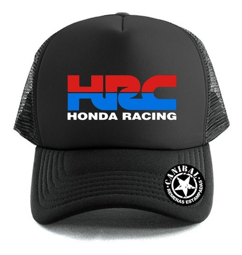 Gorras Trucker Honda Hrc Racing Remeras Estampadas Canibal