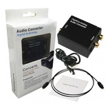 Adaptador Audio Convertidor Optico Digital A Rca Plug 3,5 