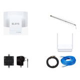 Kit Elsys Amplimax Internet Rural 4g +roteador+ Antena