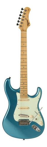 Guitarra Elétrica Tagima Brasil T-805 De  Cedro Lake Placid Blue Com Diapasão De Madeira De Marfim