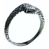 Anillo Serpiente Vivora 2head Plata Original Todaslasmedidas