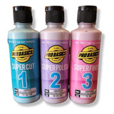 Pulimento Hyperglos Kit 3 Pasos Línea Premium Detailing 250g