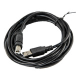 Cable 5 Mts Usb A Macho A Usb B Macho 2.0 Impresora Ns Htec