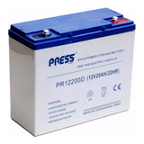 Bateria De Gel Recargable 20 Amper 12 Volts Marca Press