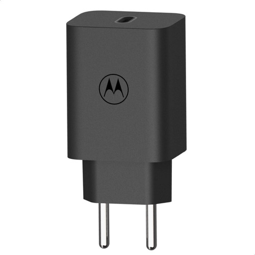 Carregador De Tomada 30w Com Cabo Usb-c Motorola