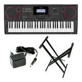 Combo Teclado Organo Casio Ctx5000 + Soporte + Fuente