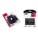 Ssd 240gb Kingston A400 Sata + Adaptador Caddy 12,7 Notebook