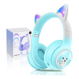 Diadema Audifonos Orejas De Gato Bluetooths Ninos Con3d Gato