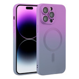 funda Magnética De Color Degradado Para iPhone, Con