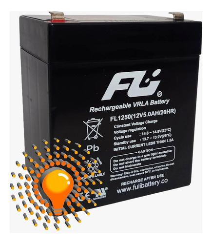 Batería 12v 5ah Fulibattery / Ups, Alarmas Y Juguetes