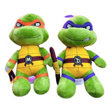 Juguete De Peluche Tortuga Ninja De  30 Cm