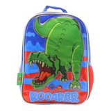 Mochila Jardin Infantil Mundo Dino T Rex Sonido Dinosaurio