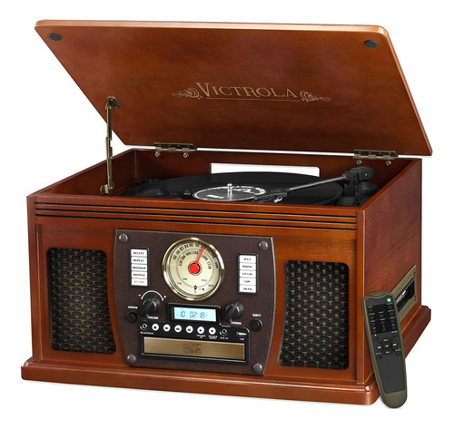 Victrola Tornamesa Modelo 750 Graba Cd Sin Bluetooth