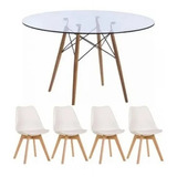 Combo Mesa Eames 1 M + 4 Sillas Tulip