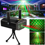 Proyector Lluvia Laser Audio Rítmico Multipunto Luces 