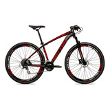 Bicicleta Aro 29 Sutton Half Freio A Disco Bike 24v Cor Preto/vermelho Tamanho Do Quadro 19