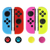 Funda Y Protector De Joystick De Nintendo Switch, 8 Piezas