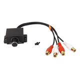 S Ajuste 1pc Amplificador Coche Bajo Telemando Nivel Rca