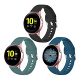 3 Mallas P/ Samsung Watch Active 1 Y 2 (3 41mm) Large Nsh