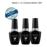 Prep+fuse+top Coat Cuccio Veener Passos 1 ,2 E 5  (3 Itens)