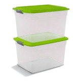 Caja Plástica Col Box De 34 Lts. Colombraro 2 Unidades