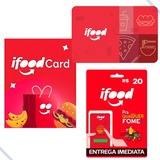 Cartão Presente Gift Card Ifood R$ 20 Entrega Imediata Digit