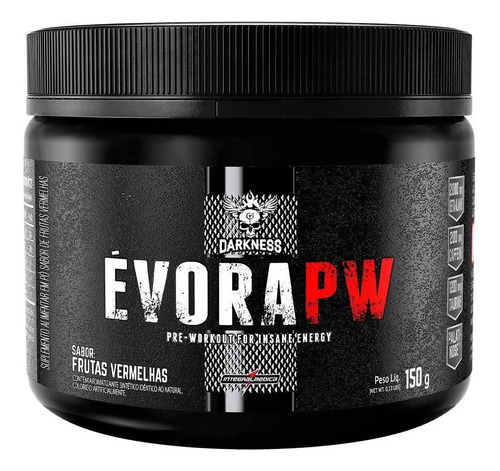 Pré-treino Évora Pw 150g Frutas Vermelhas Darkness