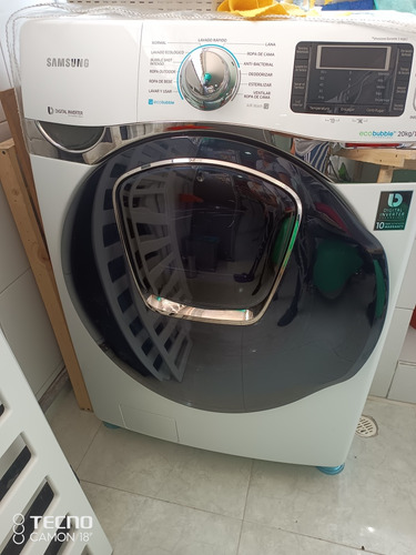 Lavadora Samsung Wd20j9810k 20kg Acero Inoxidable