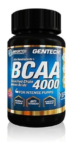 Bcaa 4000 Gentech X 120 Tabletas Aminoacidos