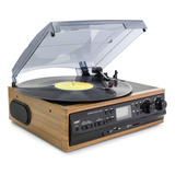 Tocadiscos De Vinilo Vintage Tocadiscos Bluetooth De 3