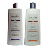 Senzare Shampoo Violeta 1lt + Tratamiento De Keratina 1lt