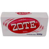 Jabón Zote En Barra Rosa 200 Gr