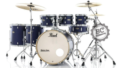 Bateria Pearl Decade Uv 20,8,10,12,14,16 C/ Kit De Ferragens