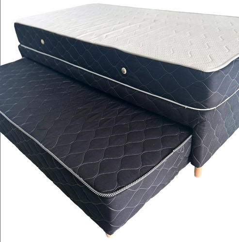 Divan Cama Augusta Premier Colchon Alta Densidad  190x100