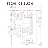 Esquema Amplific Technics Sug91 Su G91 Sug 91  Via Email