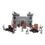 Miniatura Medieval Cavaleiro Brinquedos Crianças Playset