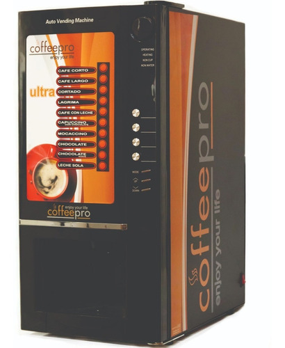 Ultra 10 Selecciones Black Coffee Pro Expendedora Automática