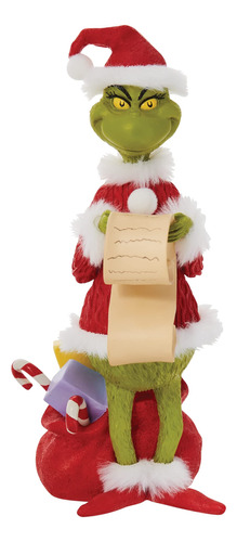 Department 56 Dr. Seuss The Grinch Checking His List - Figur