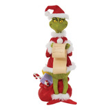 Department 56 Dr. Seuss The Grinch Checking His List - Figur