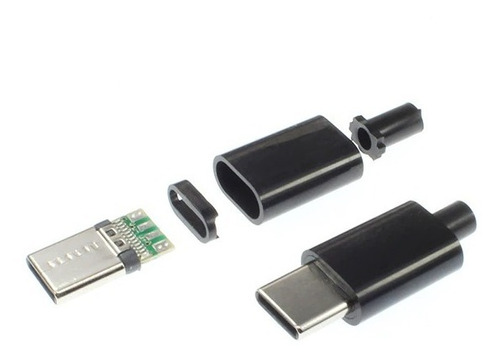 Conector Usb Tipo C Macho Para Soldar